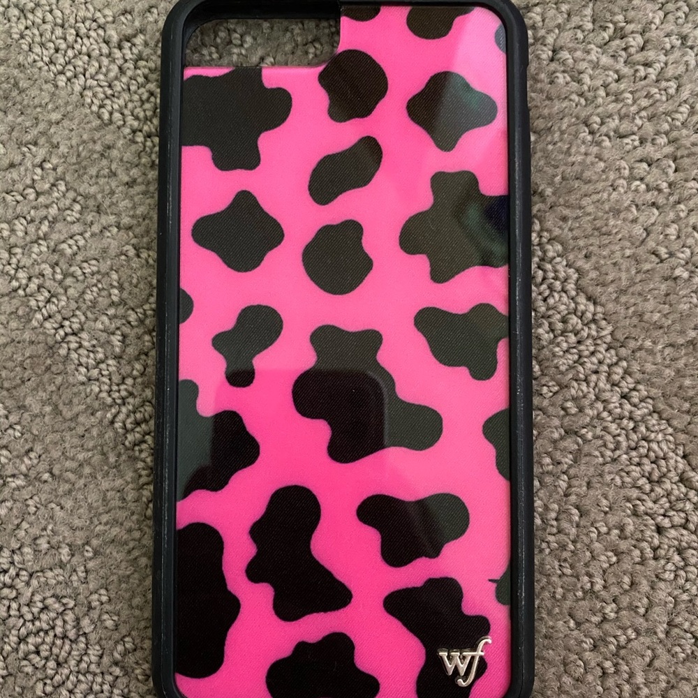 WildFlower Pink Cow Pattern Iphone 6/7/8+++